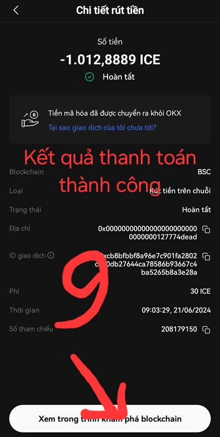 Xác nhận thanh toán